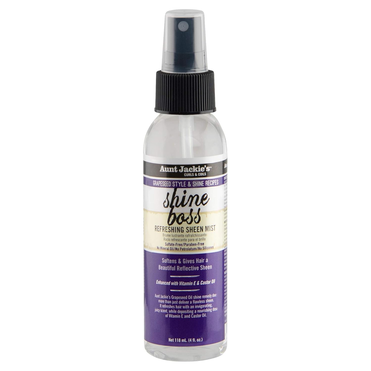 Aunt Jackie's Shine Boss Refresher Sheen Mist 4oz